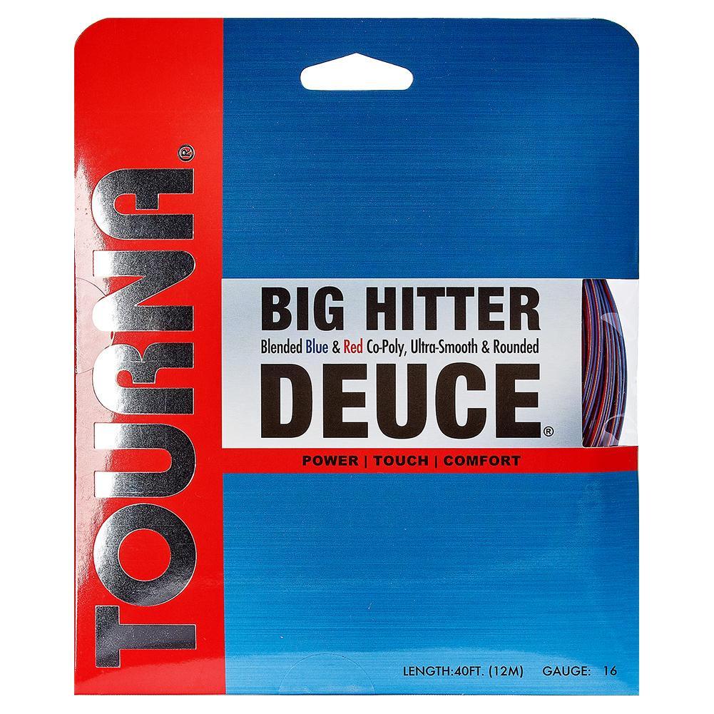 Big Hitter Deuce Tennis String Blue and Red Strings Tourna