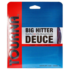 Big Hitter Deuce Tennis String Blue and Red Strings Tourna