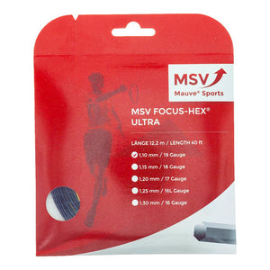 Focus Hex Ultra Tennis String Strings Mauve Sports
