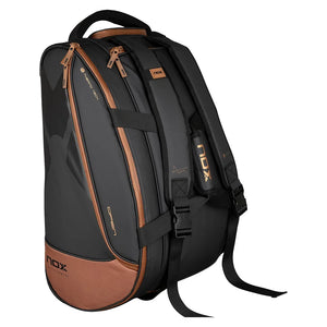 Luxury Open Series Padel Bag Black and Brown Bags Nox
