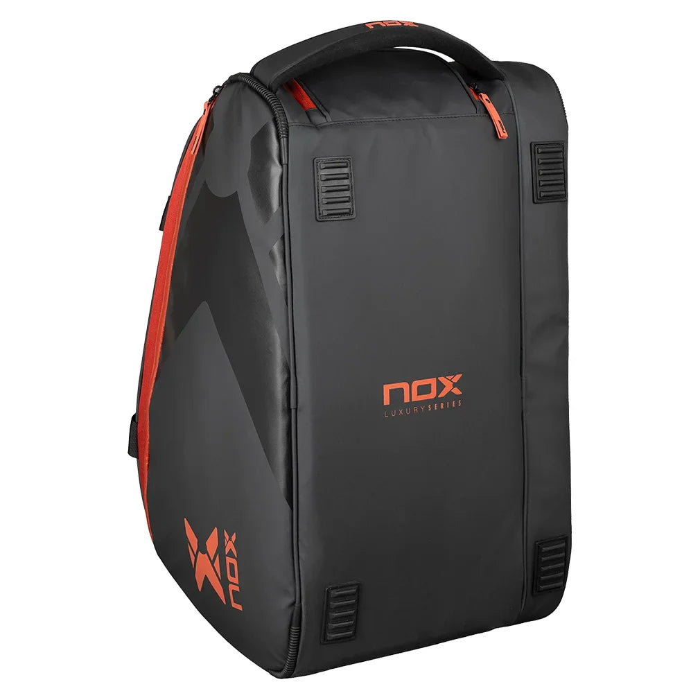 Luxury Open Series Padel Bag Black and Red Bags Nox