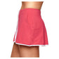 Women`s 13 Inch Box Pleated Tennis Skort Geranium Apparel Bobbe