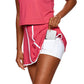 Women`s 13 Inch Box Pleated Tennis Skort Geranium Apparel Bobbe