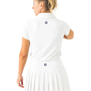 Women's Performance Tennis Polo White Apparel Boast
