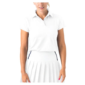 Women's Performance Tennis Polo White Apparel Boast