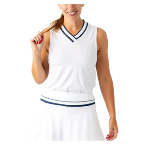 Women's V-Neck Tennis Tank Apparel Boast