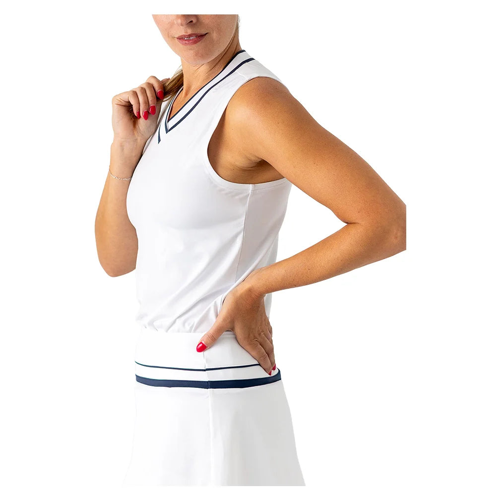 Women's V-Neck Tennis Tank Apparel Boast