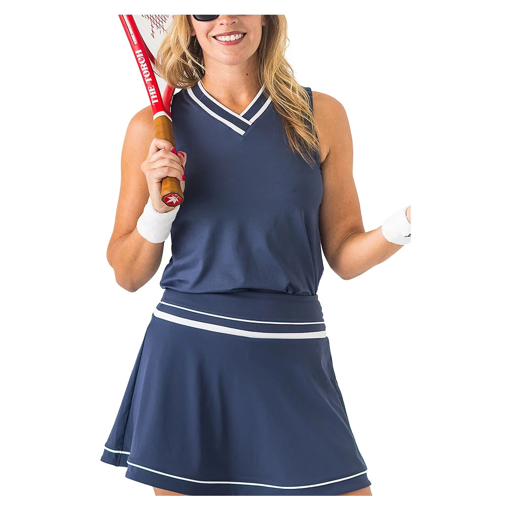Women's V-Neck Tennis Tank Apparel Boast