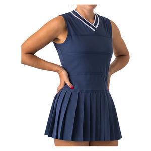 Women's V-Neck Tennis Dress Apparel Boast