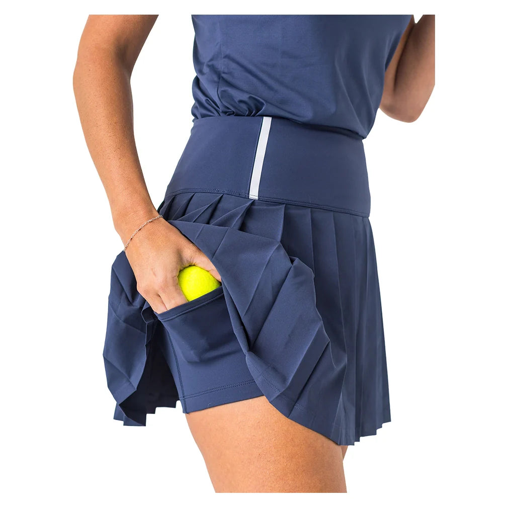 Women's High Waisted 2 in 1 Pleated Tennis Skort Apparel Boast