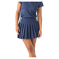 Women's High Waisted 2 in 1 Pleated Tennis Skort Apparel Boast
