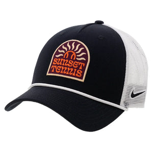 Men`s Rope Trucker Embroidered Patch Tennis Cap Apparel Nike