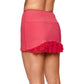Women`s Cute As A Bunny 13 Inch Tennis Skort Geranium Apparel Bobbe