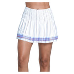Women`s Breezy Love Smocked 14 Inch Tennis Skort Baby Lavender Apparel Lucky In Love