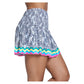 Women`s Hippy Smocked 14 Inch Tennis Skort Multicolor Apparel Lucky In Love