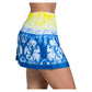 Women`s Shibori Wave 14 Inch Tennis Skort Royal Apparel Lucky In Love