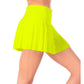Women`s Long Pleated Smocked Tennis Skort Apparel Lucky In Love