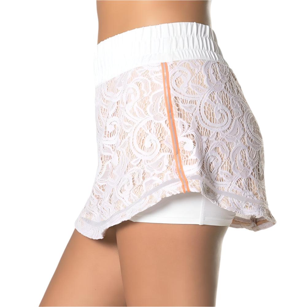 Women's Lacing Around Tennis Skort Bare Apparel Lucky In Love