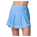 Women`s Linen Play Tennis Skort Periwinkle Apparel Lucky In Love