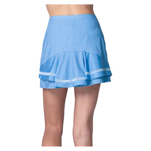 Women`s Linen Play Tennis Skort Periwinkle Apparel Lucky In Love