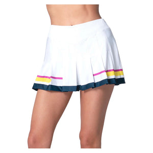 Women`s Love Bound Tennis Skort White Apparel Lucky In Love