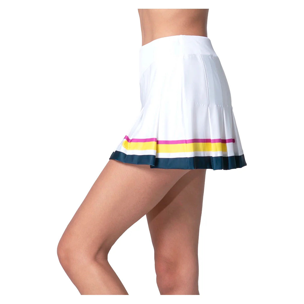 Women`s Love Bound Tennis Skort White Apparel Lucky In Love