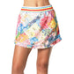 Women's High Waist Flower On Tennis Skort Multicolor Apparel Lucky In Love