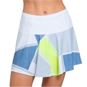 Women`s Long Steel Going Tennis Skort White Apparel Lucky In Love