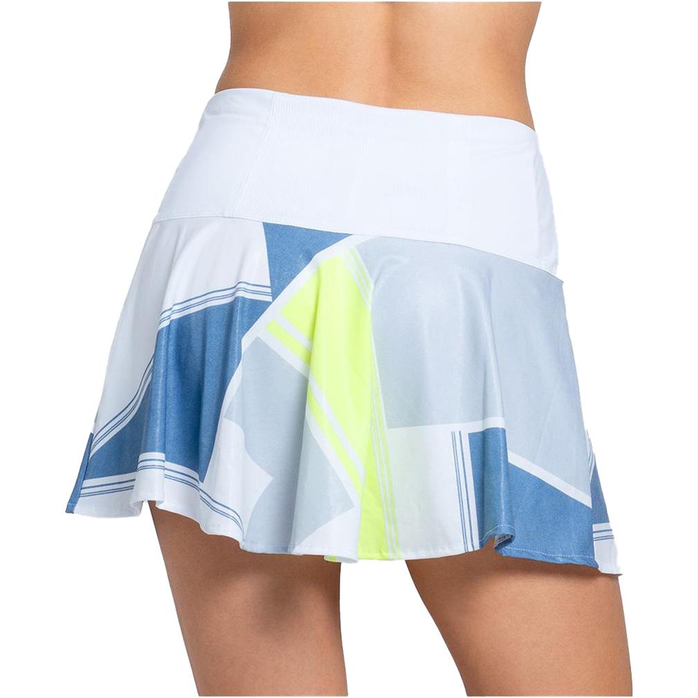 Women`s Long Steel Going Tennis Skort White Apparel Lucky In Love