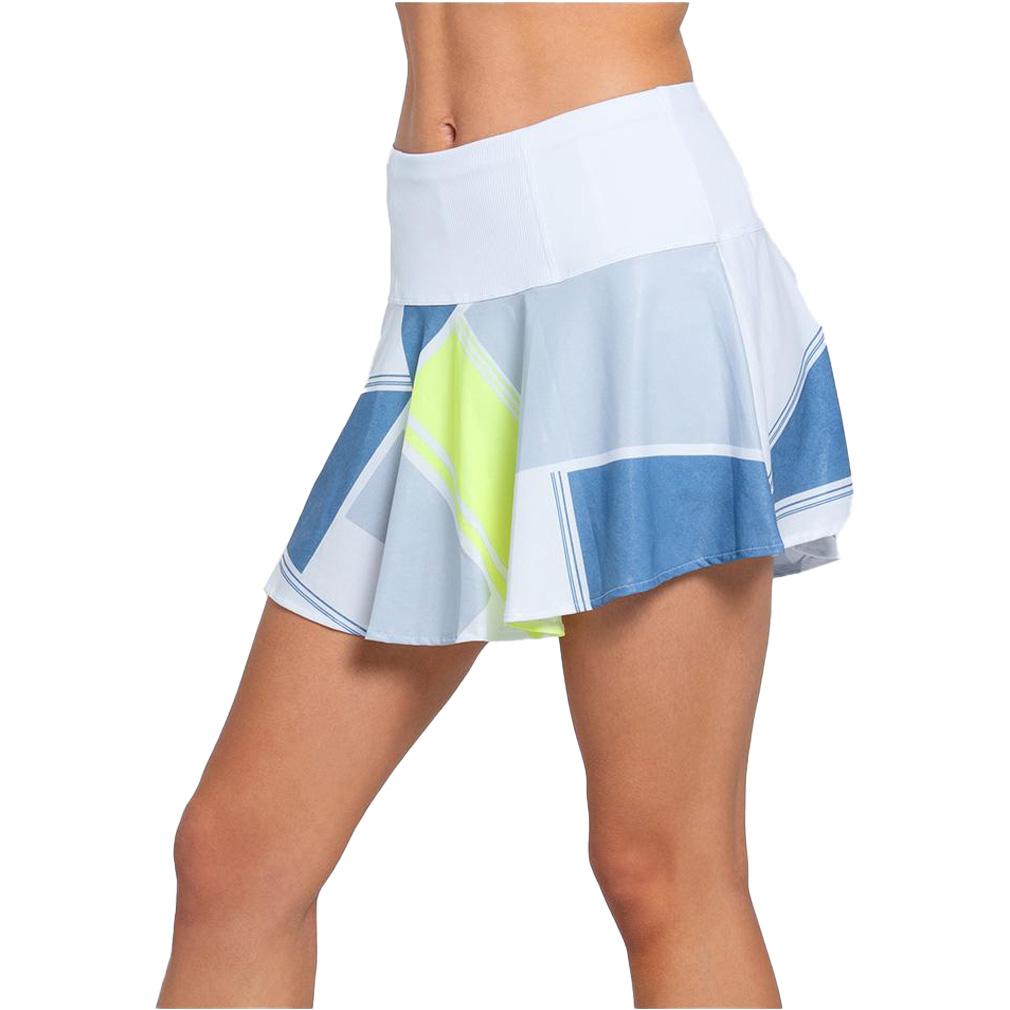 Women`s Long Steel Going Tennis Skort White Apparel Lucky In Love