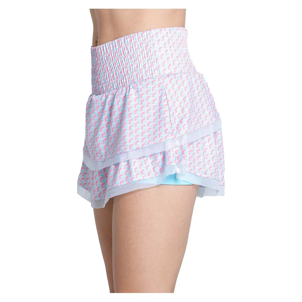 Women`s High Waist Groovy 13.5 Inch Tennis Skort Bahama Apparel Lucky In Love
