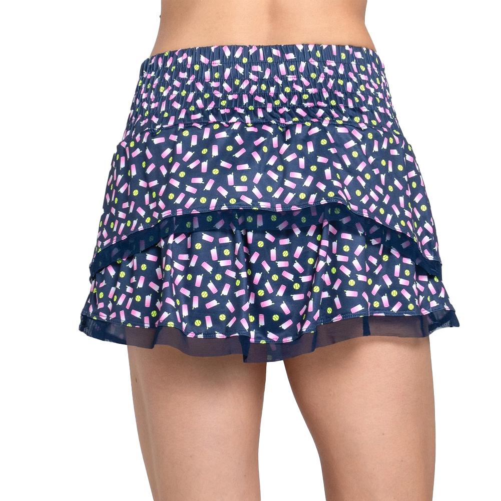 Women`s Honey Deuce Tennis Skort Midnight Apparel Lucky In Love