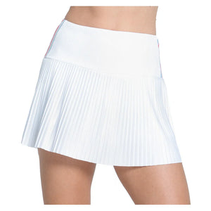 Women`s Revival Pleated 14 Inch Tennis Skort White Apparel Lucky In Love