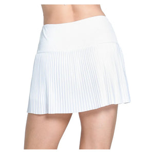 Women`s Revival Pleated 14 Inch Tennis Skort White Apparel Lucky In Love