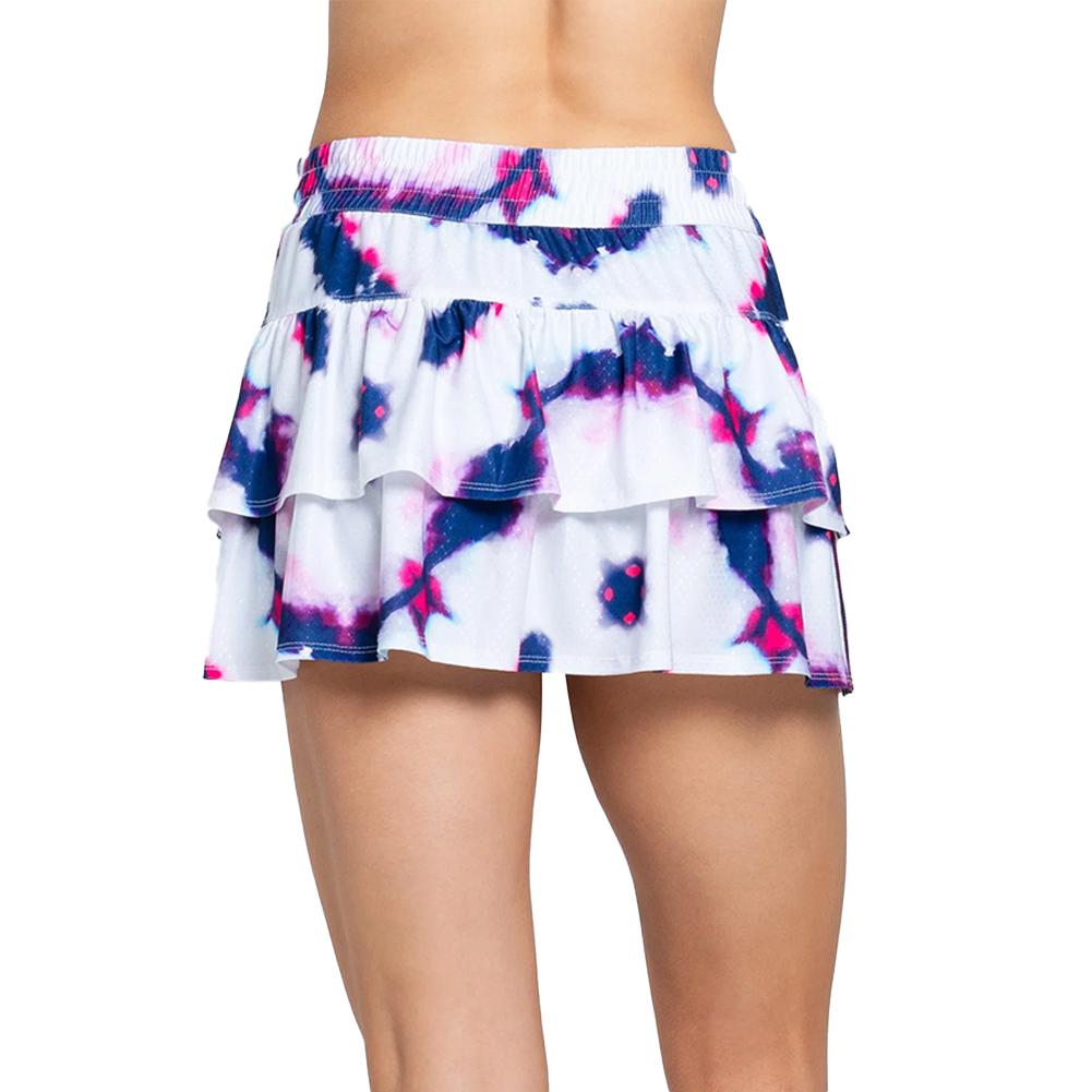 Women`s High Waist Berry Burst Tennis Skort Blueberry Apparel Lucky In Love