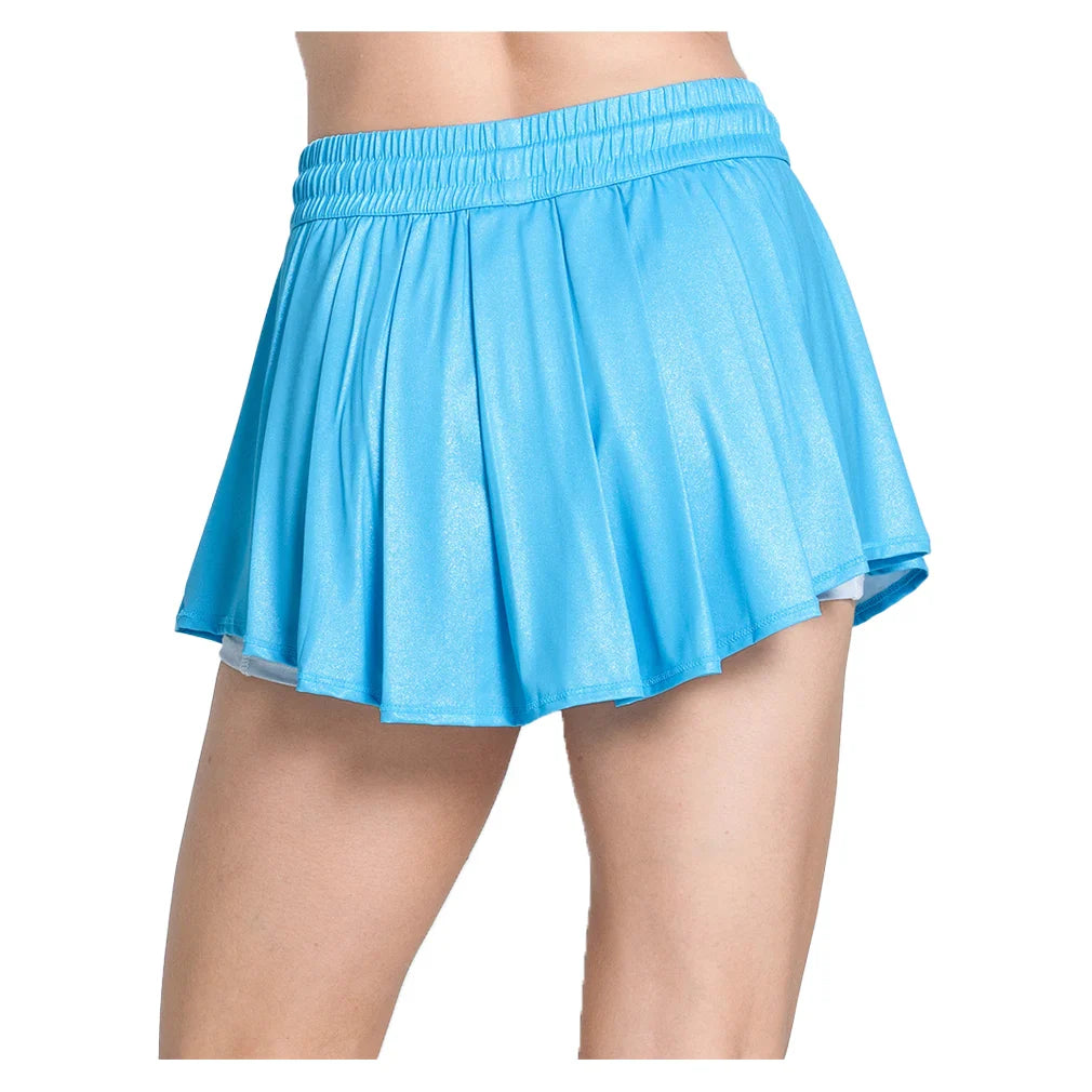 Women`s High Waist All That Shimmers 13.5 Inch Tennis Skort Apparel Lucky In Love