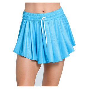 Women`s High Waist All That Shimmers 13.5 Inch Tennis Skort Apparel Lucky In Love
