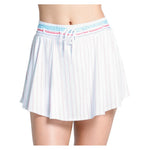 Women`s High Waist Retro 13.5 Inch Tennis Skort White Apparel Lucky In Love