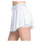 Women`s High Waist Retro 13.5 Inch Tennis Skort White Apparel Lucky In Love