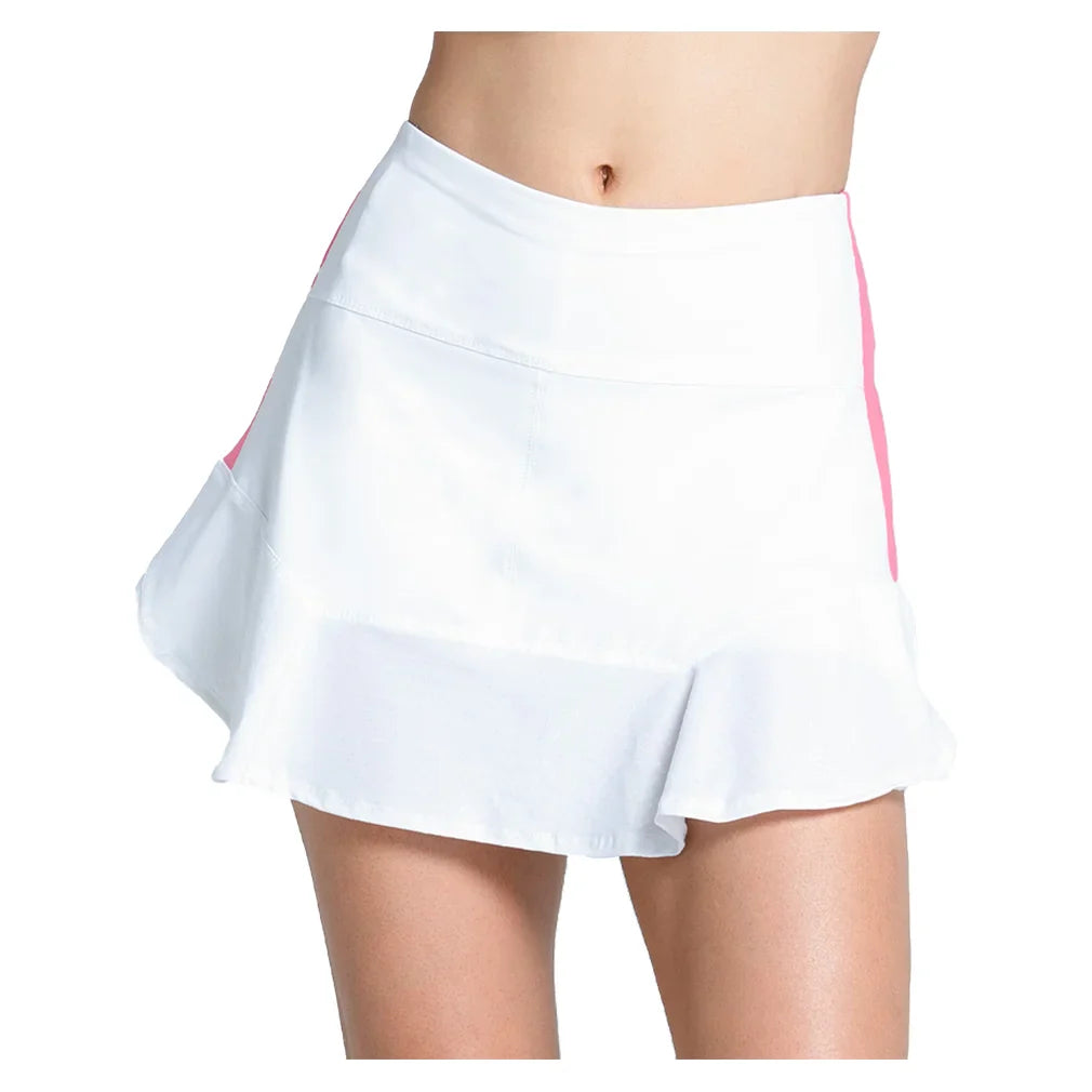 Women`s Petal 13.5 Inch Tennis Skort White Apparel Lucky In Love