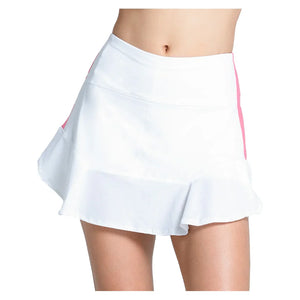 Women`s Petal 13.5 Inch Tennis Skort White Apparel Lucky In Love