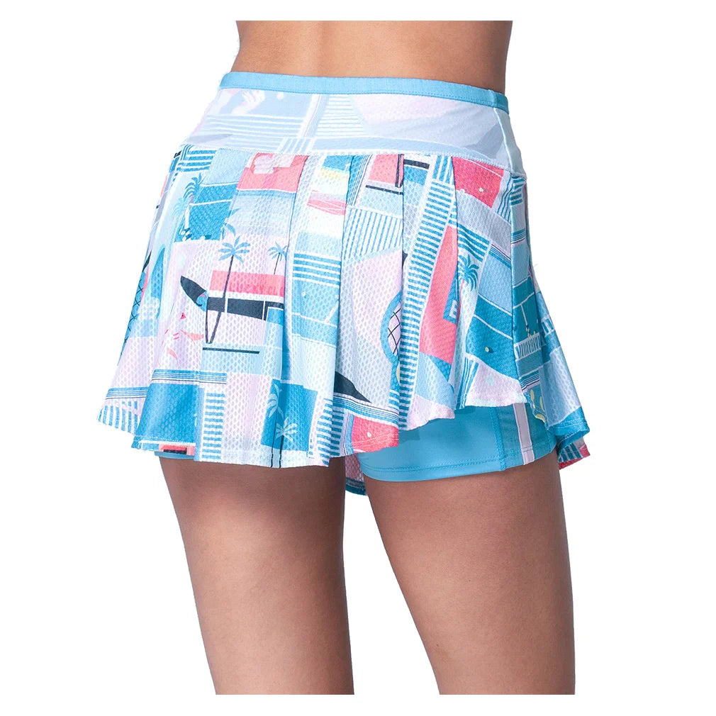Women`s Linen Intuition Tennis Skort Periwinkle Apparel Lucky In Love
