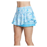 Women`s Spring Blossom 13 Inch Tennis Skort Parrot Apparel Lucky In Love