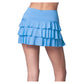 Women`s Awesome Ruffle Tennis Skort Periwinkle Apparel Lucky In Love