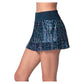 Women`s Lovin` Boucle Pleated Tennis Skort Midnight Apparel Lucky In Love