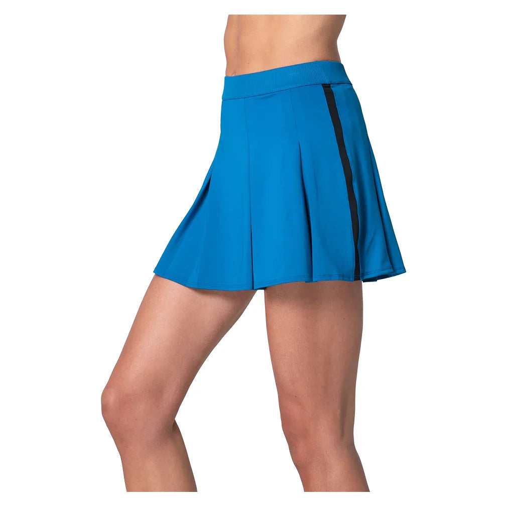 Women`s Pleat Party Tennis Skort Electric Blue Apparel Lucky In Love