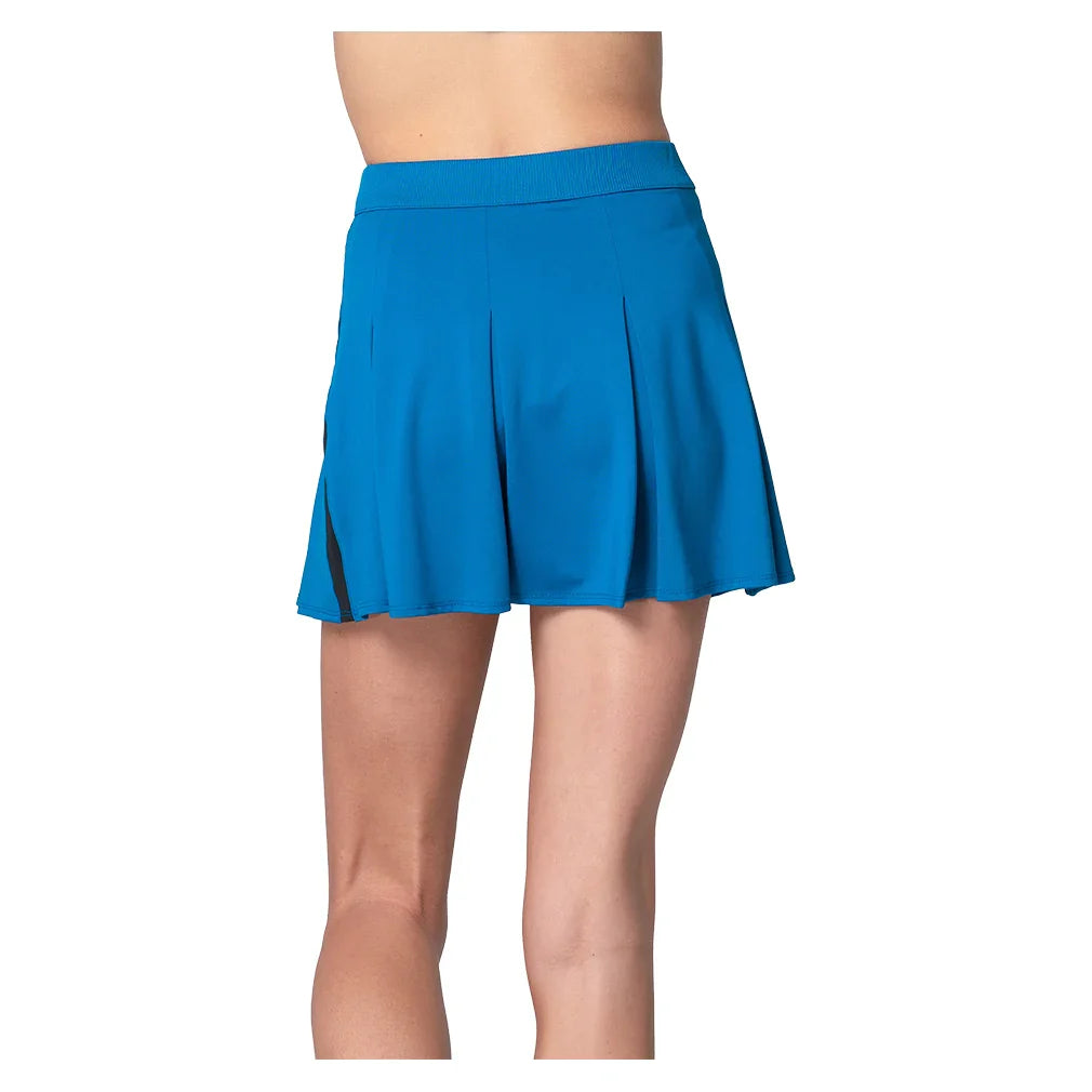 Women`s Pleat Party Tennis Skort Electric Blue Apparel Lucky In Love