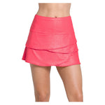Women`s All That Shimmers Scallop 14 Inch Tennis Skort Apparel Lucky In Love