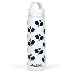 Court and Course Sports Water Bottle Crossed Paddles AME AND LULU