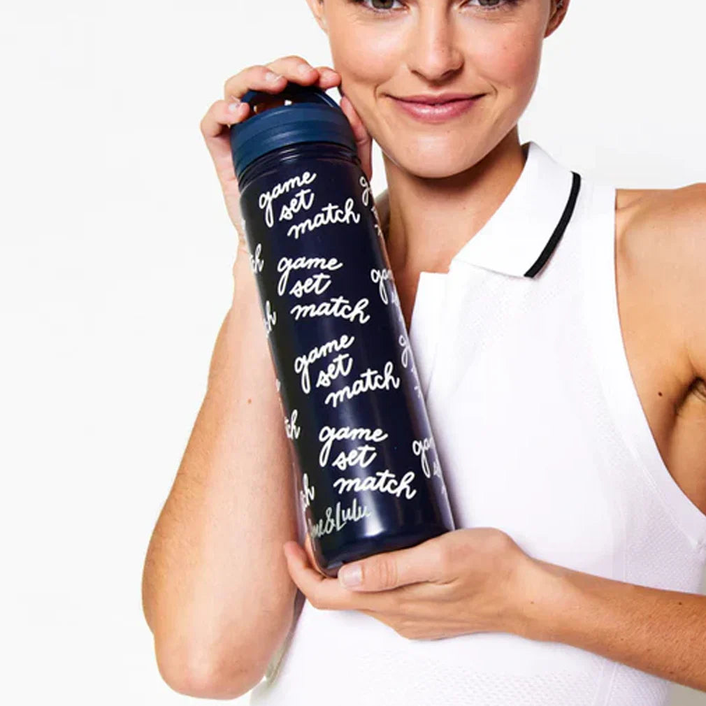 Court and Course Tennis Water Bottle Accessories Ame And Lulu